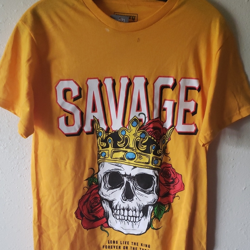 Rue21 Mustard Graphic Tee